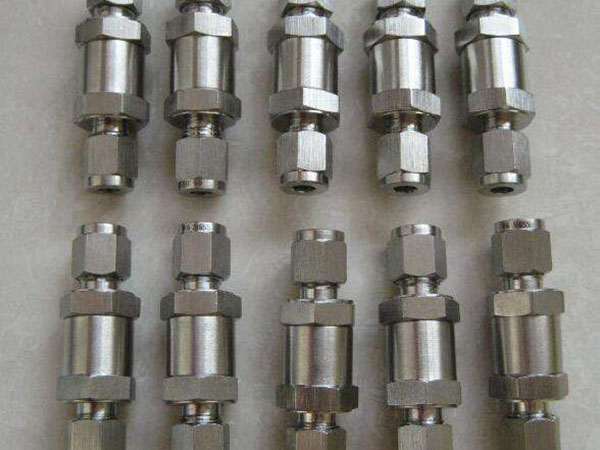 H21X-320p不銹鋼雙卡套單向閥，誠投閥門氣動，快擰止回閥